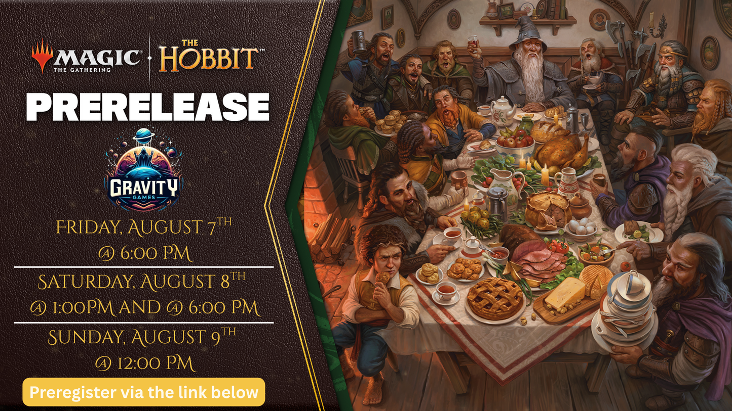 8/8/26 Saturday 1pm Hobbit PreRelease Entry