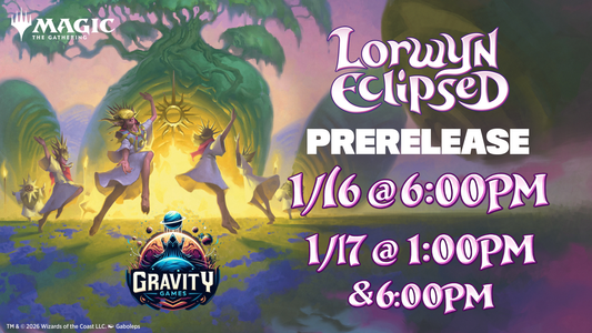 Saturday 1/17/26 1pm PreRelease entry